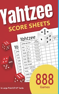 Front cover_Yahtzee Score Sheets
