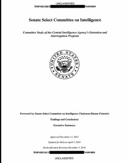 Couverture_Committee Study of the Central Intelligence Agency's Detention and Interrogation Program