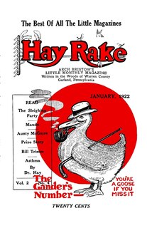 Couverture_Hay Rake, V2 N4, Jan 1922