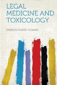 Legal Medicine And Toxicology