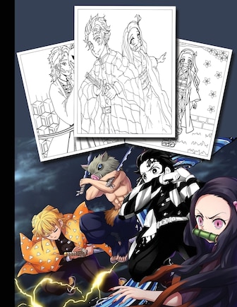 Demon Slayer Coloring Book - demon slayer coloring book mitsuri: coloring book demon slayer - demon slayer coloring book adult & teens