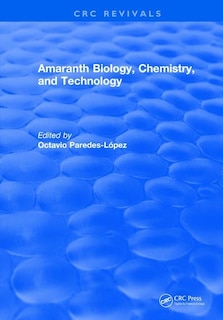 Couverture_Amaranth Biology, Chemistry, And Technology