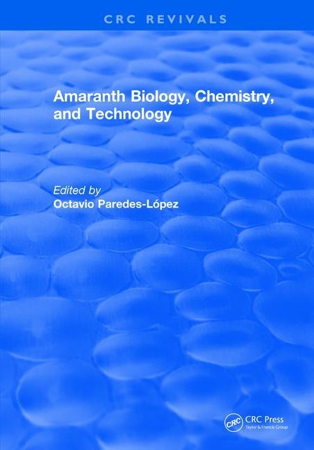 Couverture_Amaranth Biology, Chemistry, And Technology