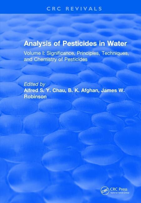 Front cover_Analysis of Pesticides in Water