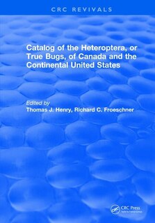 Front cover_Catalog of the Heteroptera or True Bugs, of Canada and the Continental United States