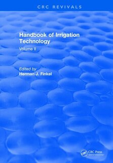 Couverture_Handbook Of Irrigation Technology