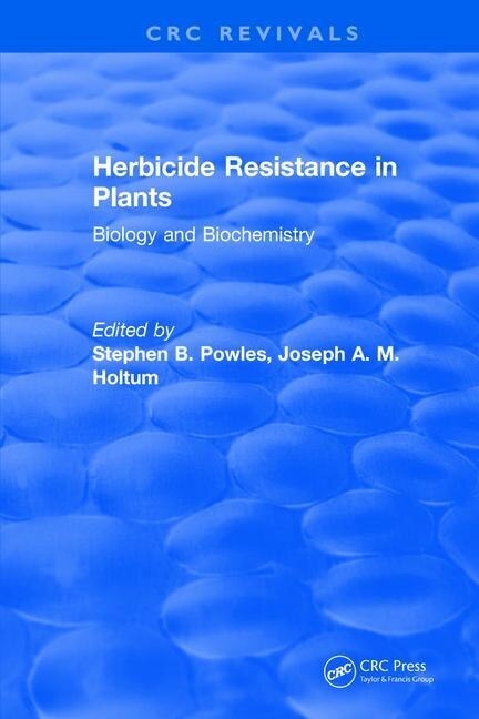 Front cover_Herbicide Resistance In Plants
