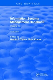 Front cover_Information Security Management Handbook