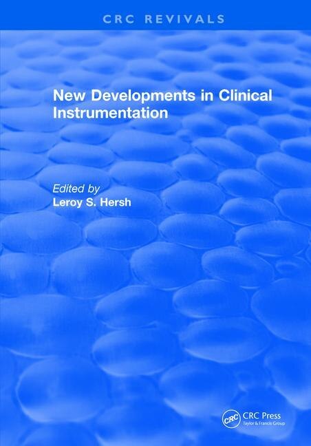 Couverture_New Developments In Clinical Instrumentation