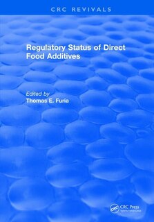 Front cover_Regulatory Status Of Direct Food Additives