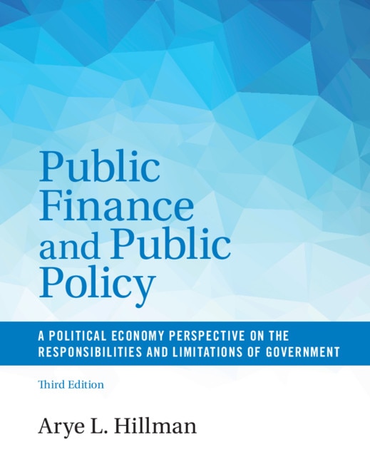 Front cover_Public Finance And Public Policy