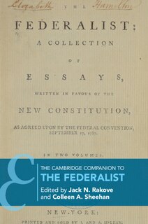 Front cover_The Cambridge Companion To The Federalist