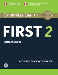 Front cover_Cambridge English First 2 Student's Book With Answers And Audio