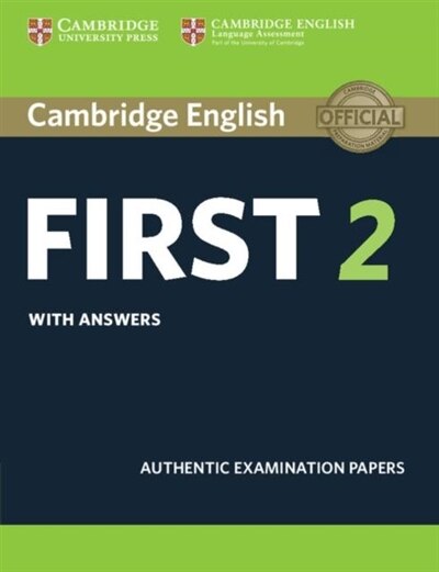 Front cover_Cambridge English First 2 Student's Book With Answers