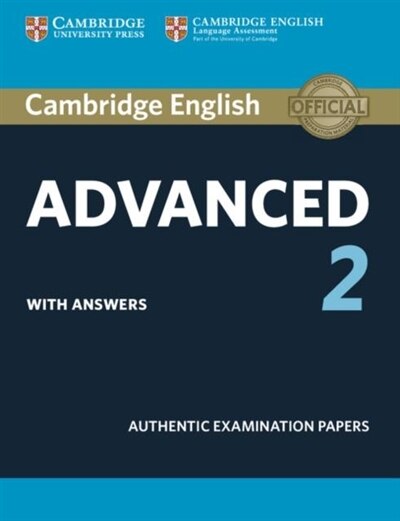 Front cover_Cambridge English Advanced 2 Student's Book With Answers