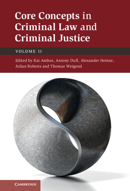 Front cover_Core Concepts In Criminal Law And Criminal Justice: Volume 2