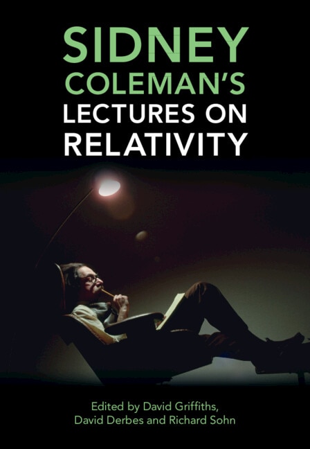 Front cover_Sidney Coleman's Lectures On Relativity