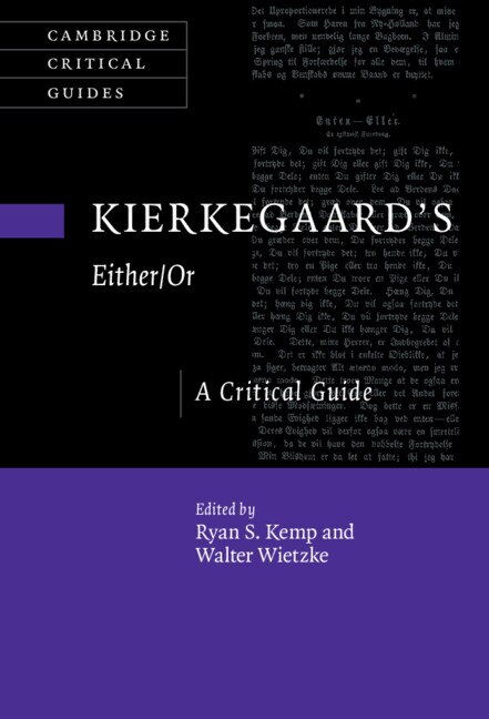 Couverture_Kierkegaard's Either/Or