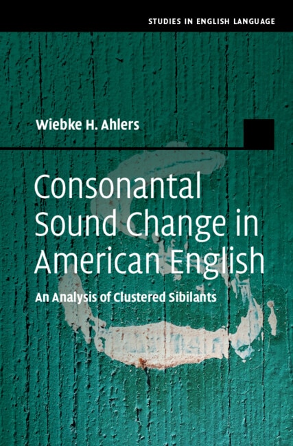 Couverture_Consonantal Sound Change in American English