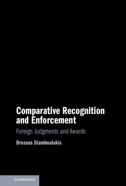 Front cover_Comparative Recognition And Enforcement