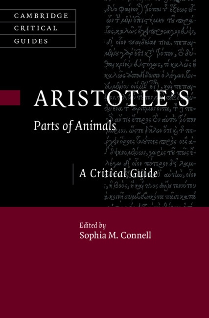 Couverture_Aristotle's Parts of Animals