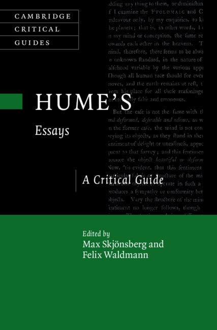 Front cover_Hume's Essays