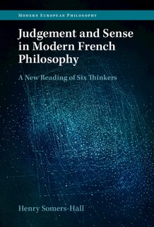 Couverture_Judgement And Sense In Modern French Philosophy