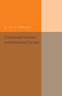 Front cover_Compound Interest And Annuities-certain