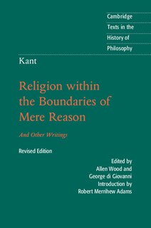 Couverture_Kant: Religion Within The Boundaries Of Mere Reason