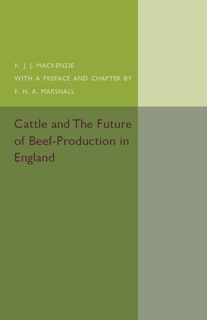Couverture_Cattle And The Future Of Beef-production In England