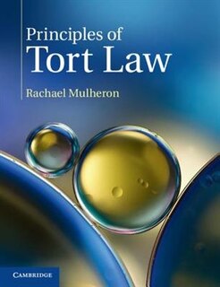 Couverture_Principles Of Tort Law