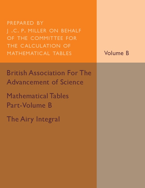 Front cover_Mathematical Tables Part-volume B: The Airy Integral: Volume 2