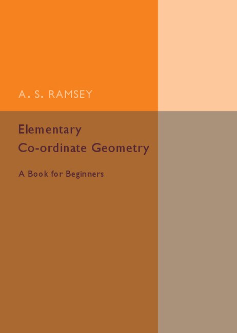 Front cover_Elementary Co-ordinate Geometry