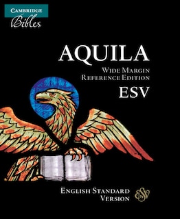 Front cover_Esv Wide-margin Reference Bible, Black Calf Split Leather, Red Letter Text, Es744:xrm