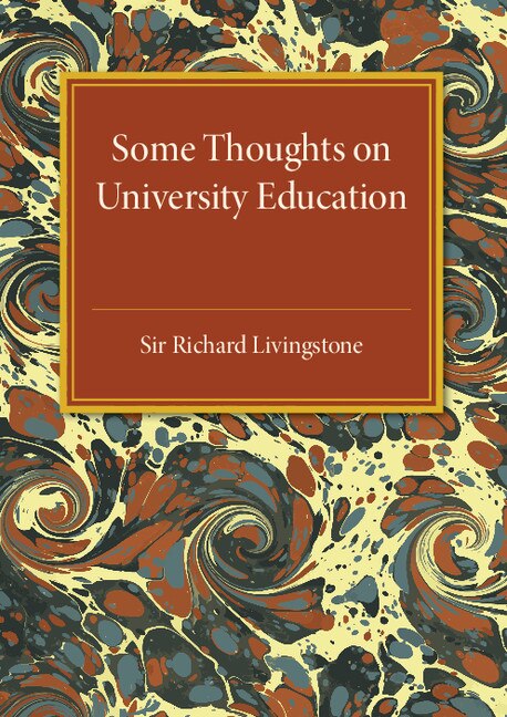 Front cover_Some Thoughts On University Education