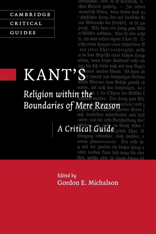 Couverture_Kant’s Religion within the Boundaries of Mere Reason