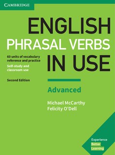 Front cover_English Phrasal Verbs In Use Advanced Book With Answers