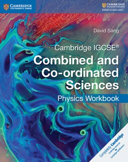 Couverture_Cambridge Igcse® Combined And Co-ordinated Sciences Physics Workbook