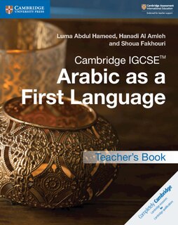 Couverture_Cambridge IGCSE™ Arabic as a First Language Teacher's Book