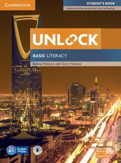Front cover_Unlock Basic Literacy Student's Book With Downloadable Audio