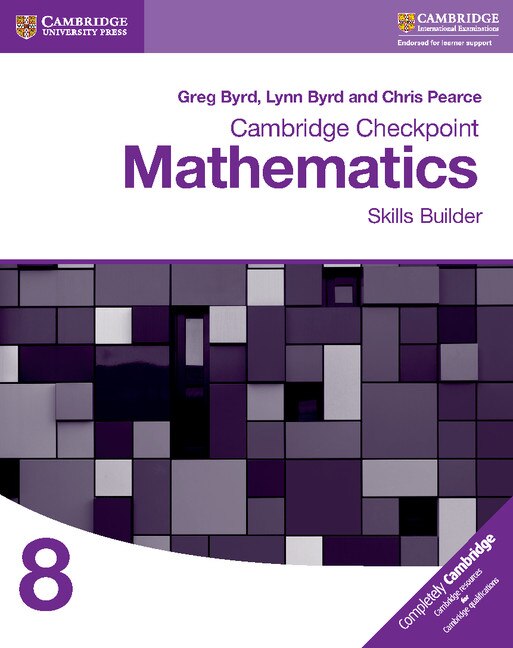 Front cover_Cambridge Checkpoint Mathematics Skills Builder Workbook 8