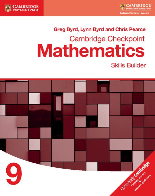 Couverture_Cambridge Checkpoint Mathematics Skills Builder Workbook 9