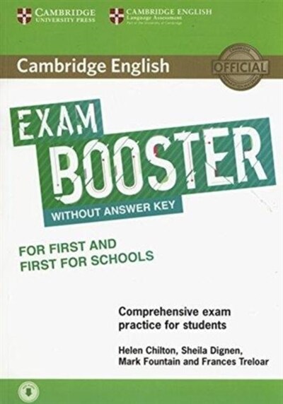 Front cover_Cambridge English Exam Booster For First And First For Schools Without Answer Key With Audio