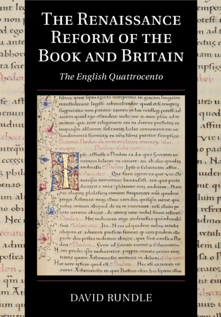 Front cover_The Renaissance Reform Of The Book And Britain