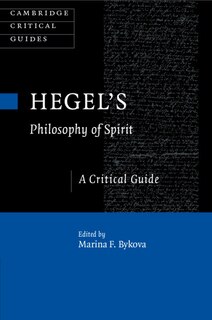 Front cover_Hegel's Philosophy Of Spirit