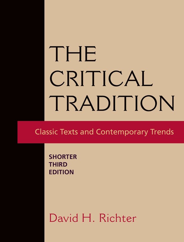 Front cover_The Critical Tradition: Shorter Edition