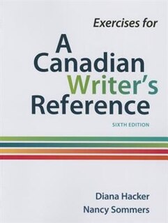 Couverture_Exercises For A Canadian Writer's Reference