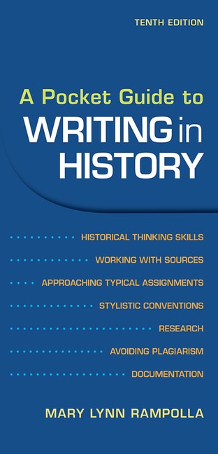 Front cover_A Pocket Guide to Writing in History