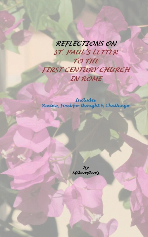 Couverture_Reflections on Romans