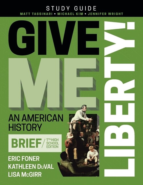 Couverture_Student Study Guide for Give Me Liberty!